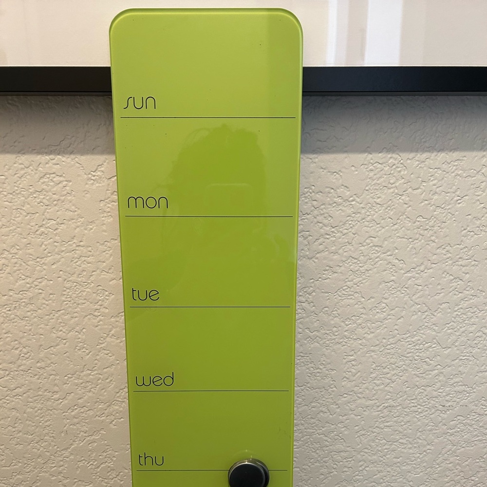Three by Three Seattle Brand Glass Dry Erase Board